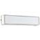 7X223 - 24" Frosted White Acrylic Bath Light