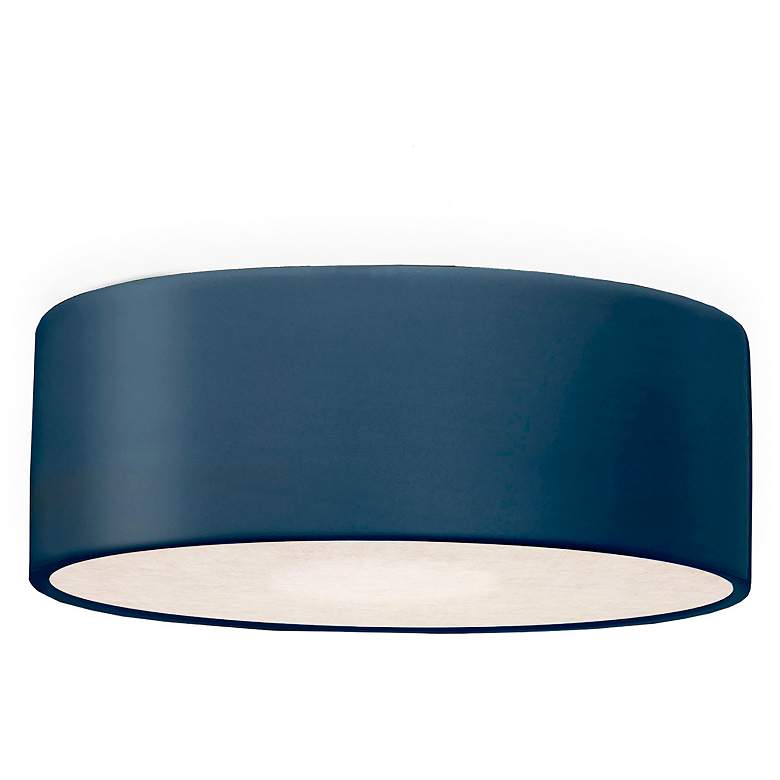 Image 1 8.25" Wide Midnight Sky Round LED Flush Mount