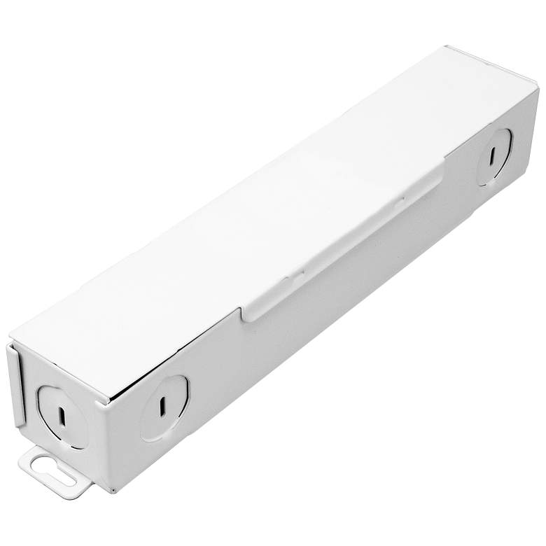 Image 1 8 1/4"W White Class 2 12VDC 15 Watt Dimmable Power Supply