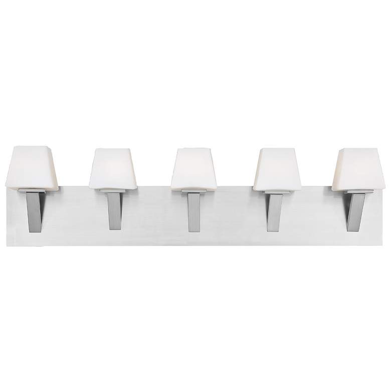 Image 1 8 In.x32.75 In. 5 Light Bath Bar Nickel