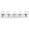 8 In.x32.75 In. 5 Light Bath Bar Nickel