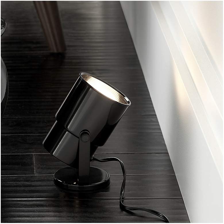 Image 5 8 inch High Black LED Accent Floor Uplight more views