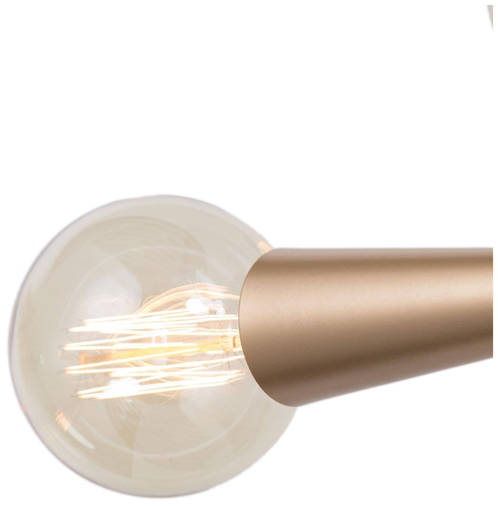 Thumbnail2 of 8-Light 31.1"W Sputnik Metallic Gold Chandeliers more views
