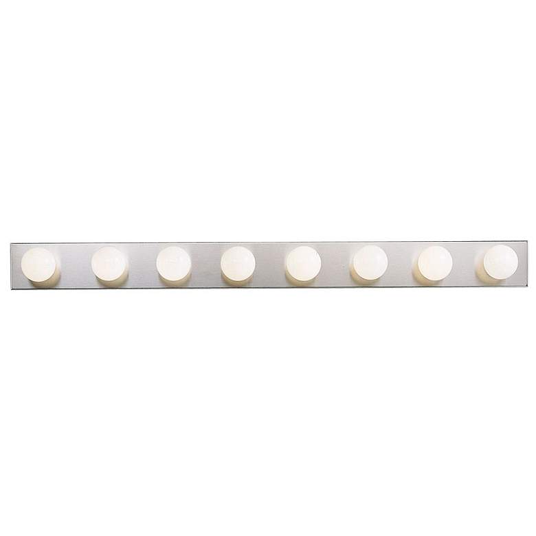 Image 2 8-Light 4.5-in Brushed Nickel Vanity Light Bar