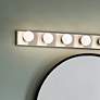 8-Light 4.5-in Brushed Nickel Vanity Light Bar