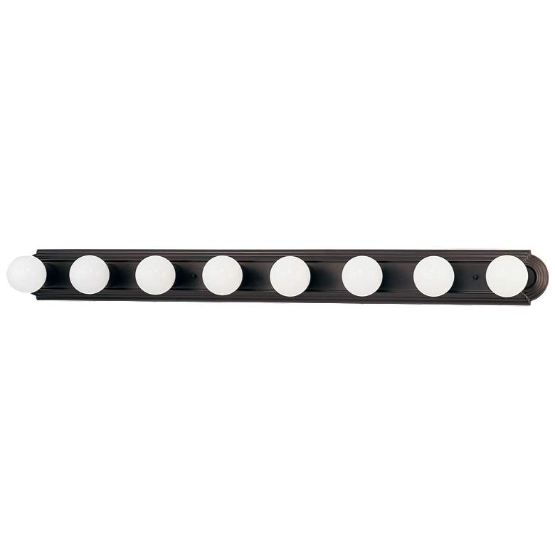 Image 1 8 Light; 48 in.; Vanity Racetrack Style