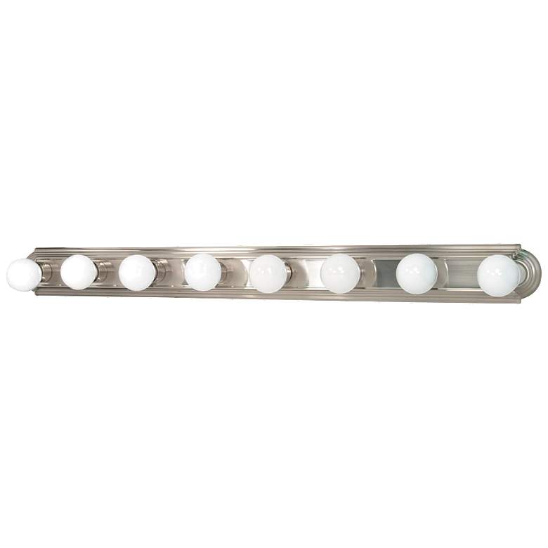 Image 1 8 Light; 48 in.; Vanity; Racetrack Style