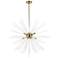 8 Light Antique Brass Large Foyer Chandelier