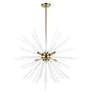 3_8 Light Antique Brass Large Foyer Chandelier more views