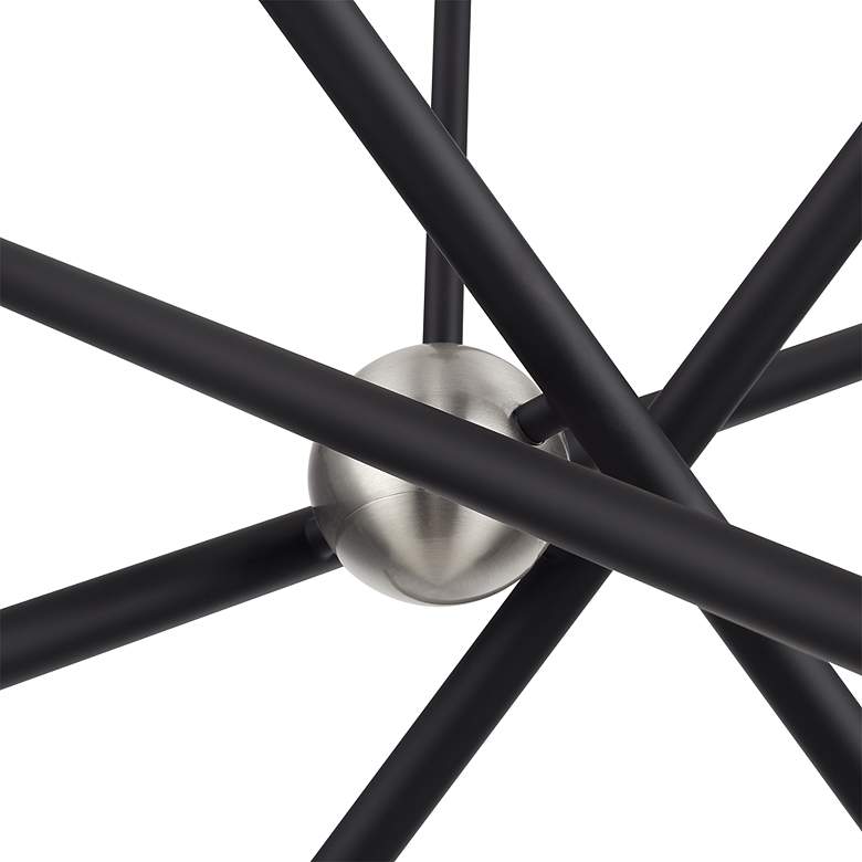 Image 6 8 Light Black Chandelier more views