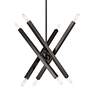 5_8 Light Black Chrome Chandelier more views