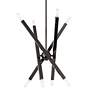 6_8 Light Black Chrome Chandelier more views