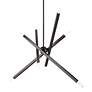 6_8 Light Black Chrome Large Linear Chandelier more views