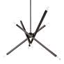 7_8 Light Black Chrome Large Linear Chandelier more views
