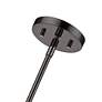 8 Light Black Chrome Large Linear Chandelier