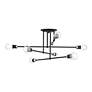 5_8 Light Black Extra Large Semi-Flush with Brushed Nickel Accents more views