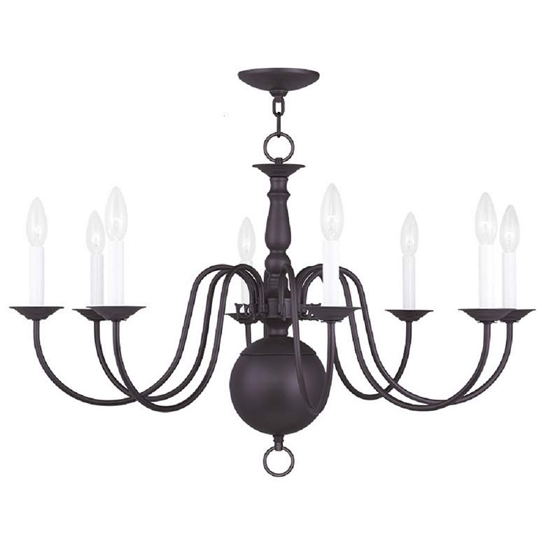 Image 1 8 Light Bronze Chandelier