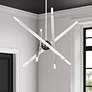 Thumbnail1 of 8 Light Brushed Nickel Chandelier