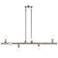 8 Light Brushed Nickel Large Chandelier