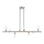 5_8 Light Brushed Nickel Large Chandelier more views