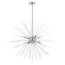 3_8 Light Brushed Nickel Large Foyer Chandelier more views