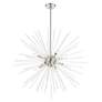 5_8 Light Brushed Nickel Large Foyer Chandelier more views