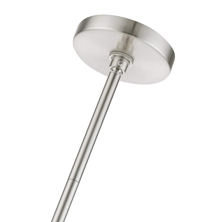 Image 7 8 Light Brushed Nickel Large Foyer Chandelier more views