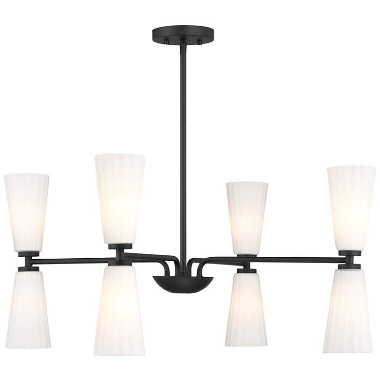 Image 1 8-Light Chandelier in Matte Black
