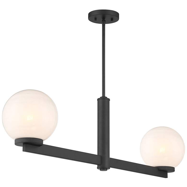 Image 4 8-Light Chandelier in Matte Black more views
