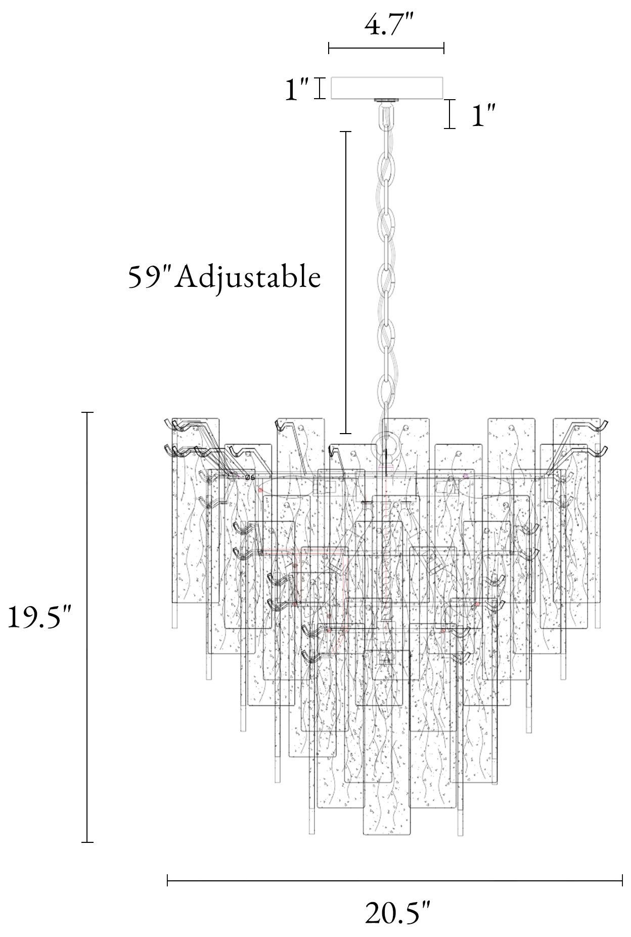 Image 7 8-Light Chandelier more views