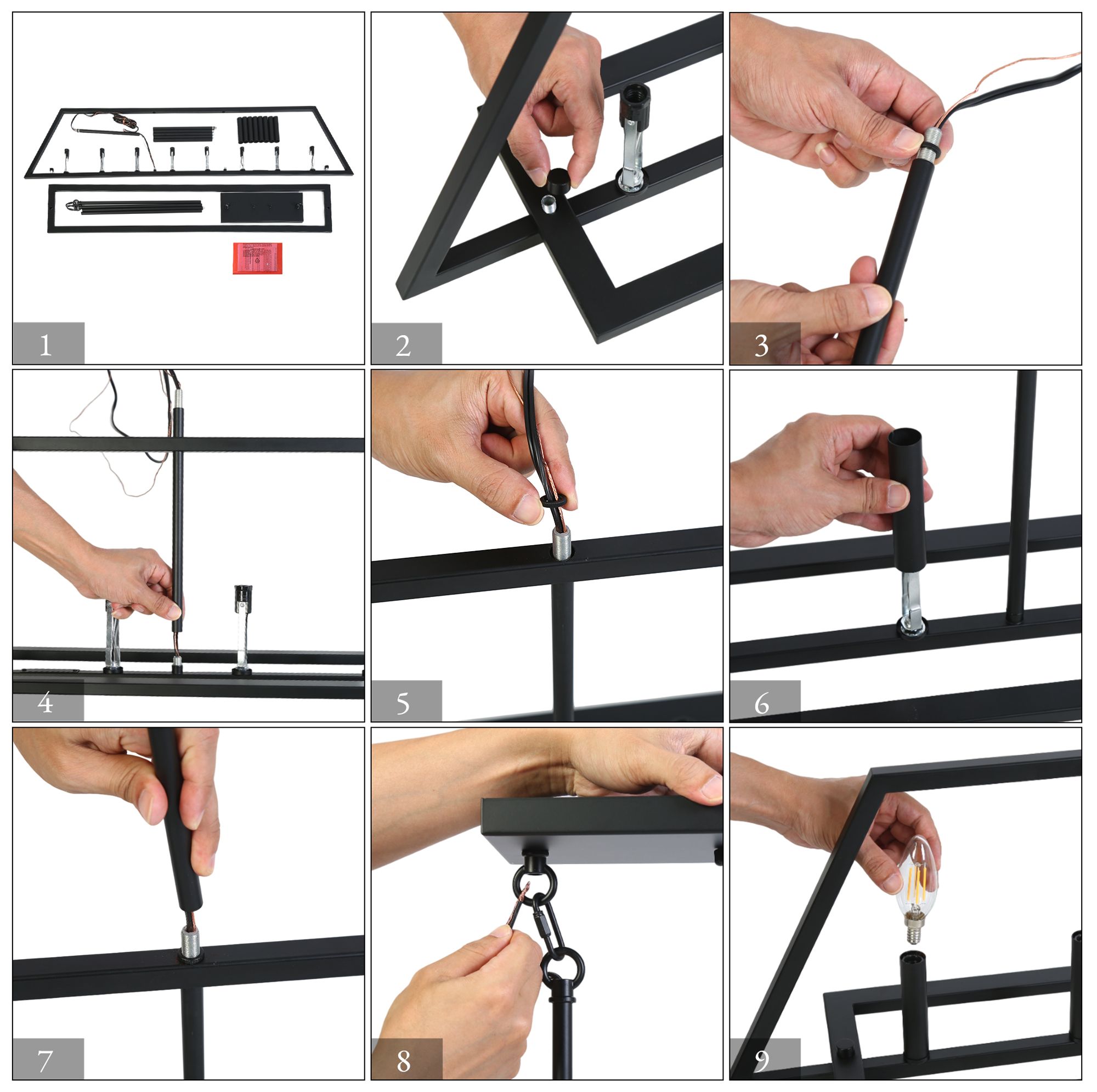 8-Light Island Chandelier