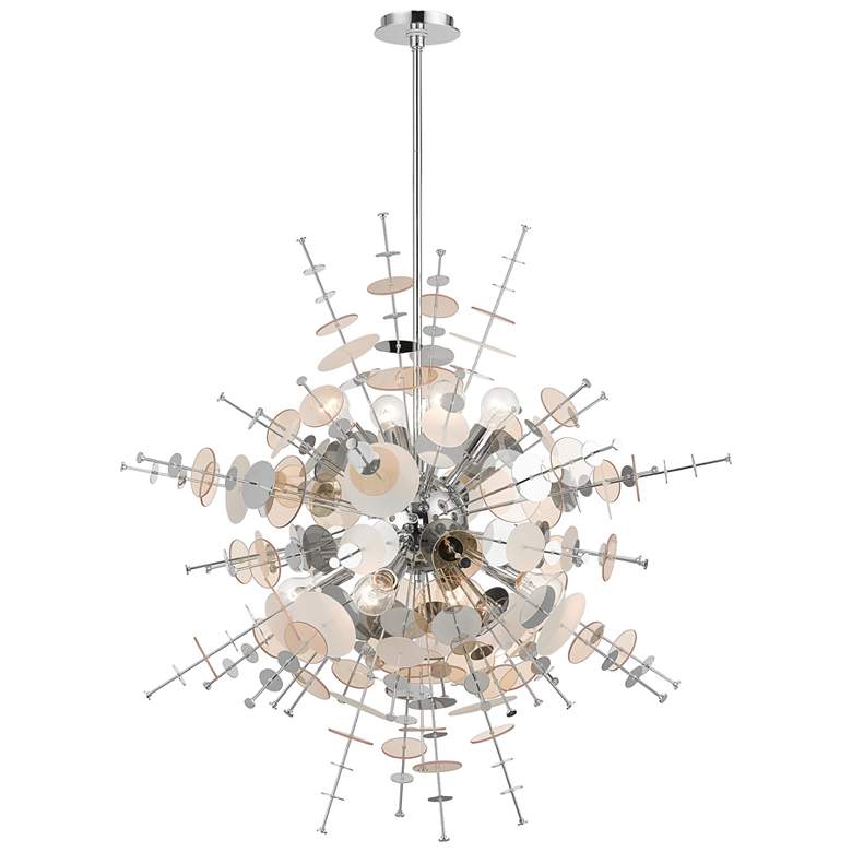 Image 1 8 Light Polished Chrome Large Pendant Chandelier
