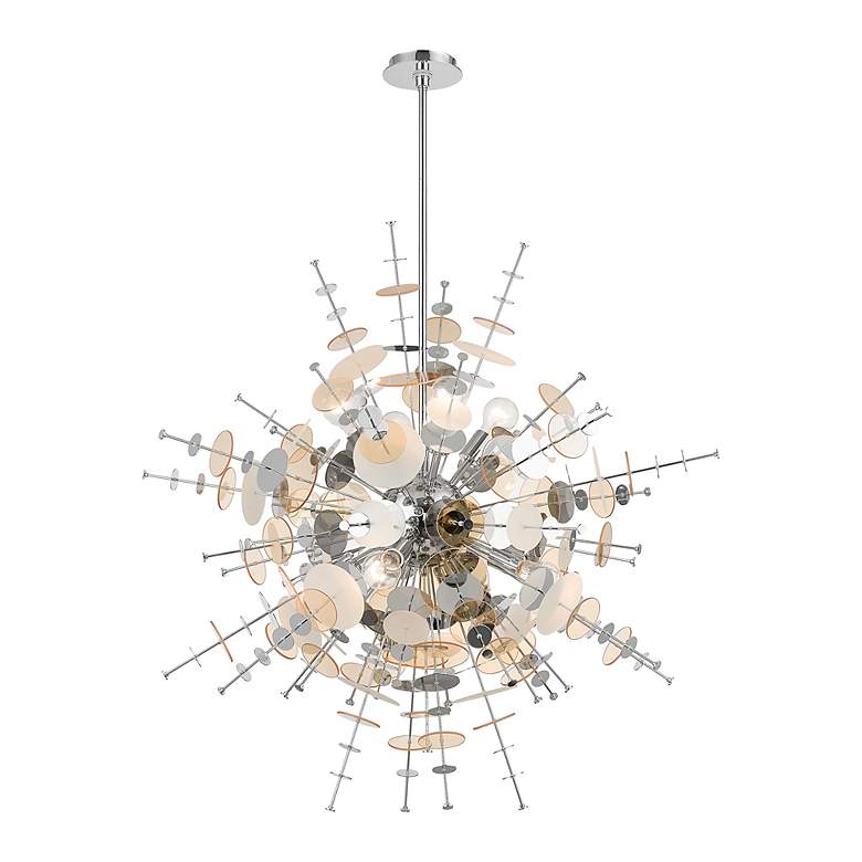 Image 4 8 Light Polished Chrome Large Pendant Chandelier more views