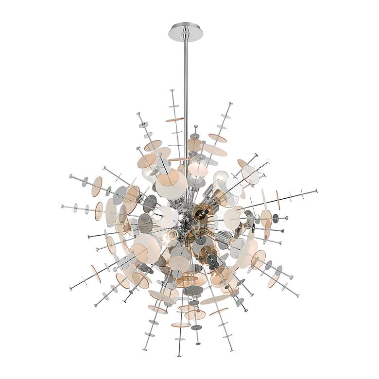 Image 5 8 Light Polished Chrome Large Pendant Chandelier more views