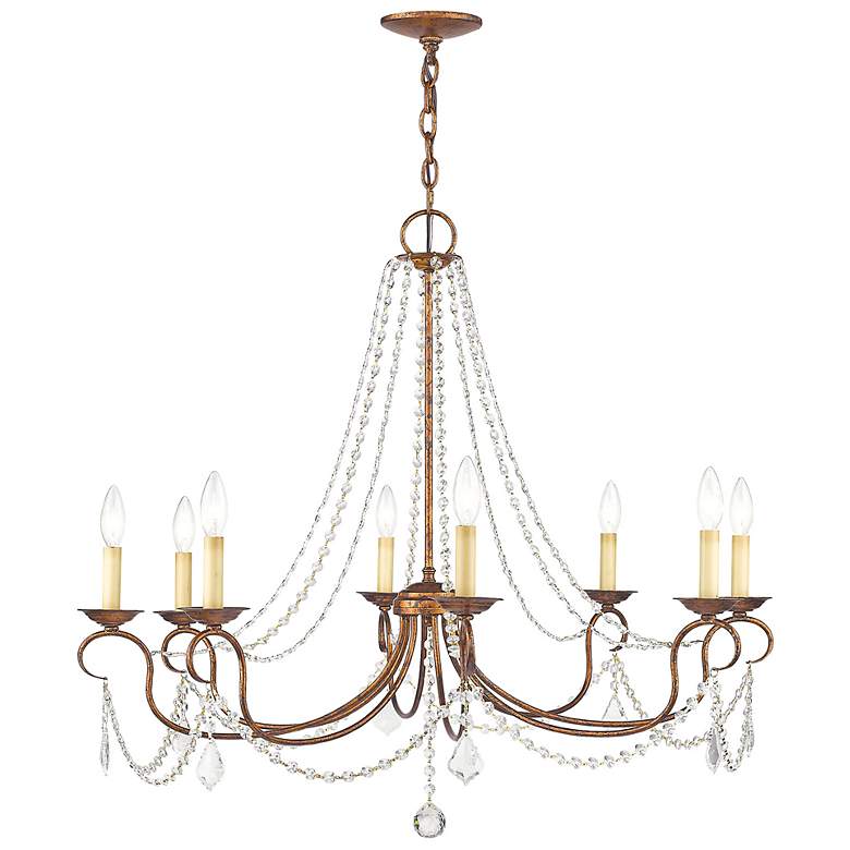 Image 2 8 Light Venetian Golden Bronze Chandelier