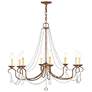 2_8 Light Venetian Golden Bronze Chandelier