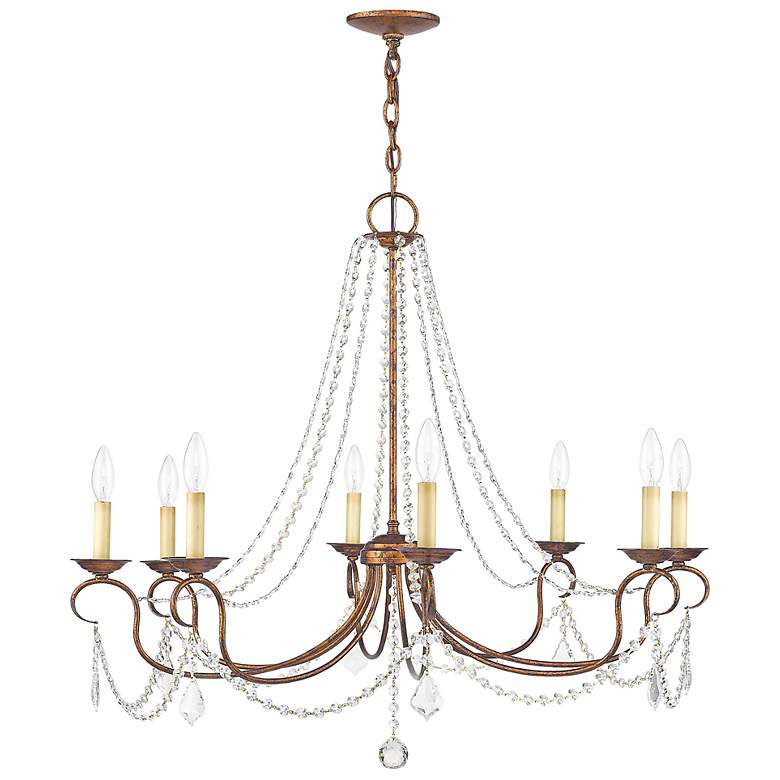 Image 3 8 Light Venetian Golden Bronze Chandelier more views