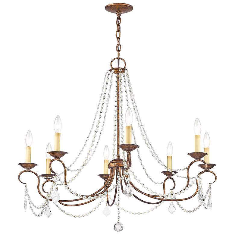Image 4 8 Light Venetian Golden Bronze Chandelier more views
