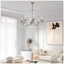 6_8 Light Venetian Golden Bronze Chandelier more views