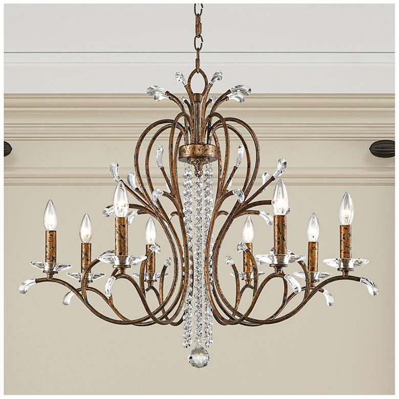 Image 1 8 Light Venetian Golden Bronze Chandelier