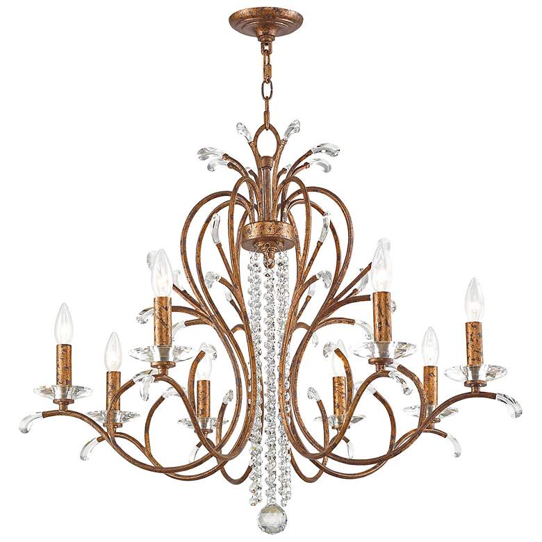 Image 4 8 Light Venetian Golden Bronze Chandelier more views