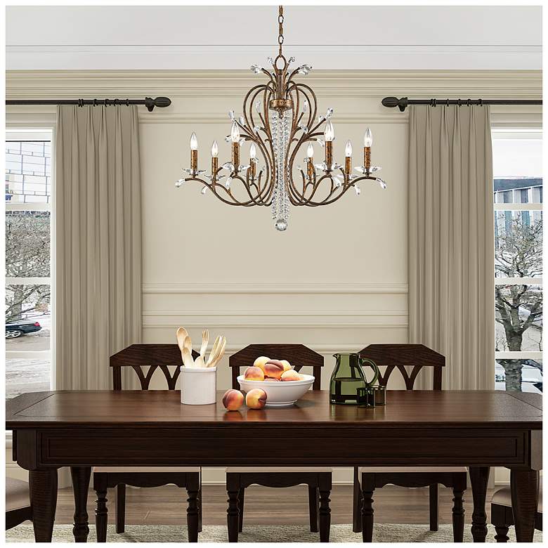 Image 6 8 Light Venetian Golden Bronze Chandelier more views