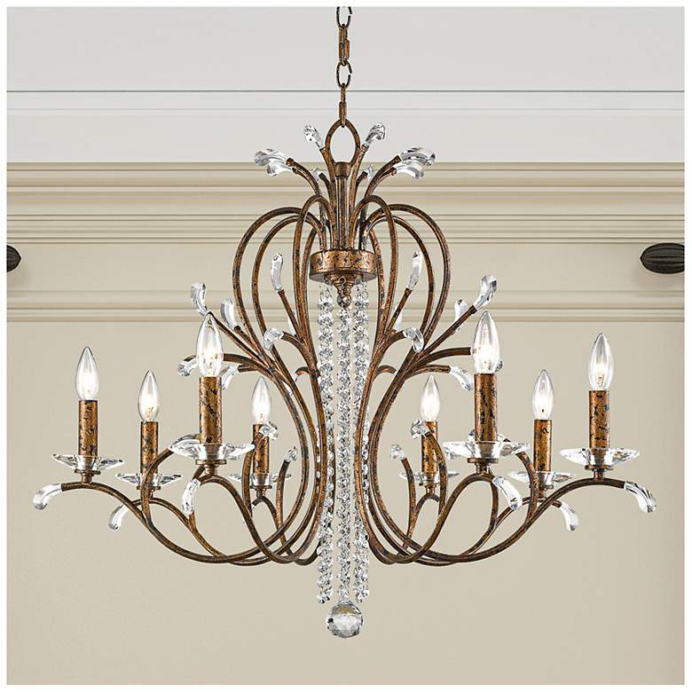 Image 7 8 Light Venetian Golden Bronze Chandelier more views