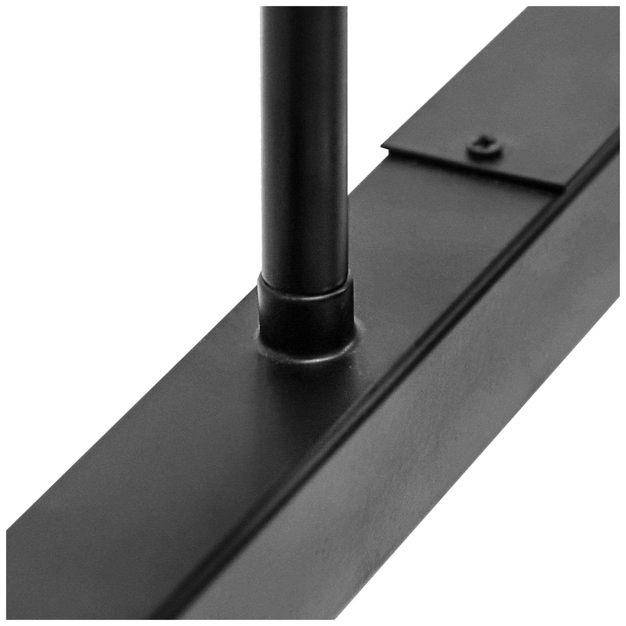 Image 3 8-Lights 48.4"W Linear Matt Black and Metallic Gold Chandeliers more views