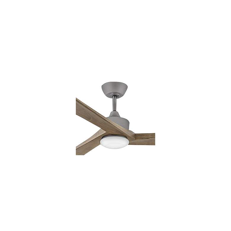 Image 3 80" Hinkley Sculpt Graphite Outdoor LED Smart Ceiling Fan with Remote more views