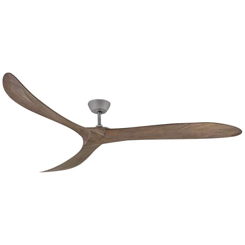 Image 1 80" Hinkley Swell Graphite Smart Damp Rated Ceiling Fan with Remote