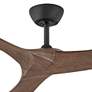 80" Hinkley Swell Matte Black Damp Rated Smart Ceiling Fan with Remote