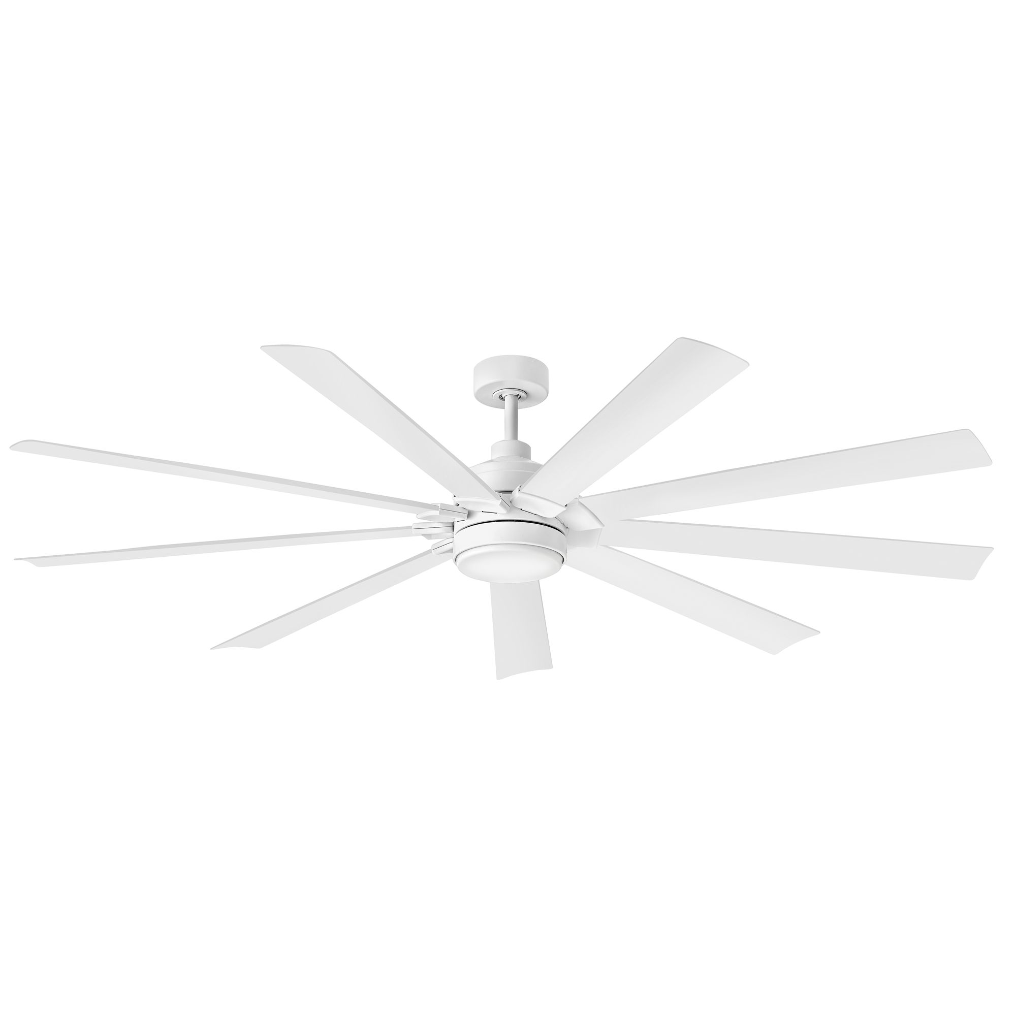 Image 2 80" Hinkley Turbine Chalk White LED Smart Ceiling Fan more views