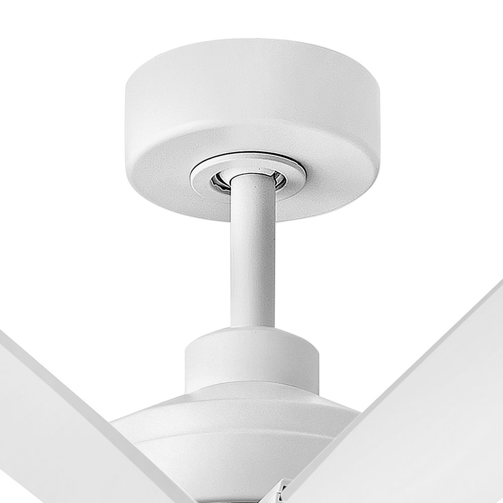 80" Hinkley Turbine Chalk White LED Smart Ceiling Fan