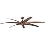80" Kichler Lehr Climates Mocha Wet Rated Large Fan with Remote